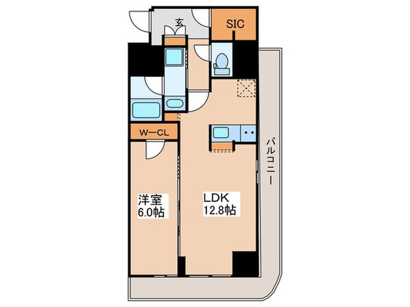 栖-浅草蔵前の物件間取画像